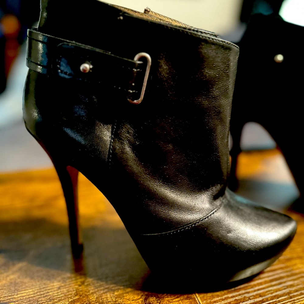 Jean-Michel Casabat Black Stiletto Ankle Boots Sz8